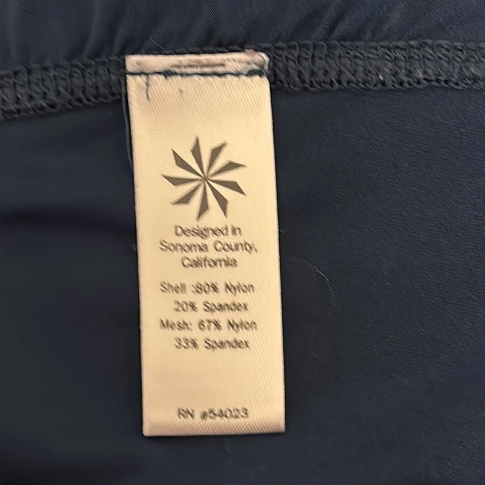 Athleta Deep Blue Long Sleeve Top